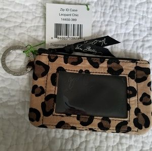 **SOLD** Zip ID Case Leopard Vera Bradley NWT